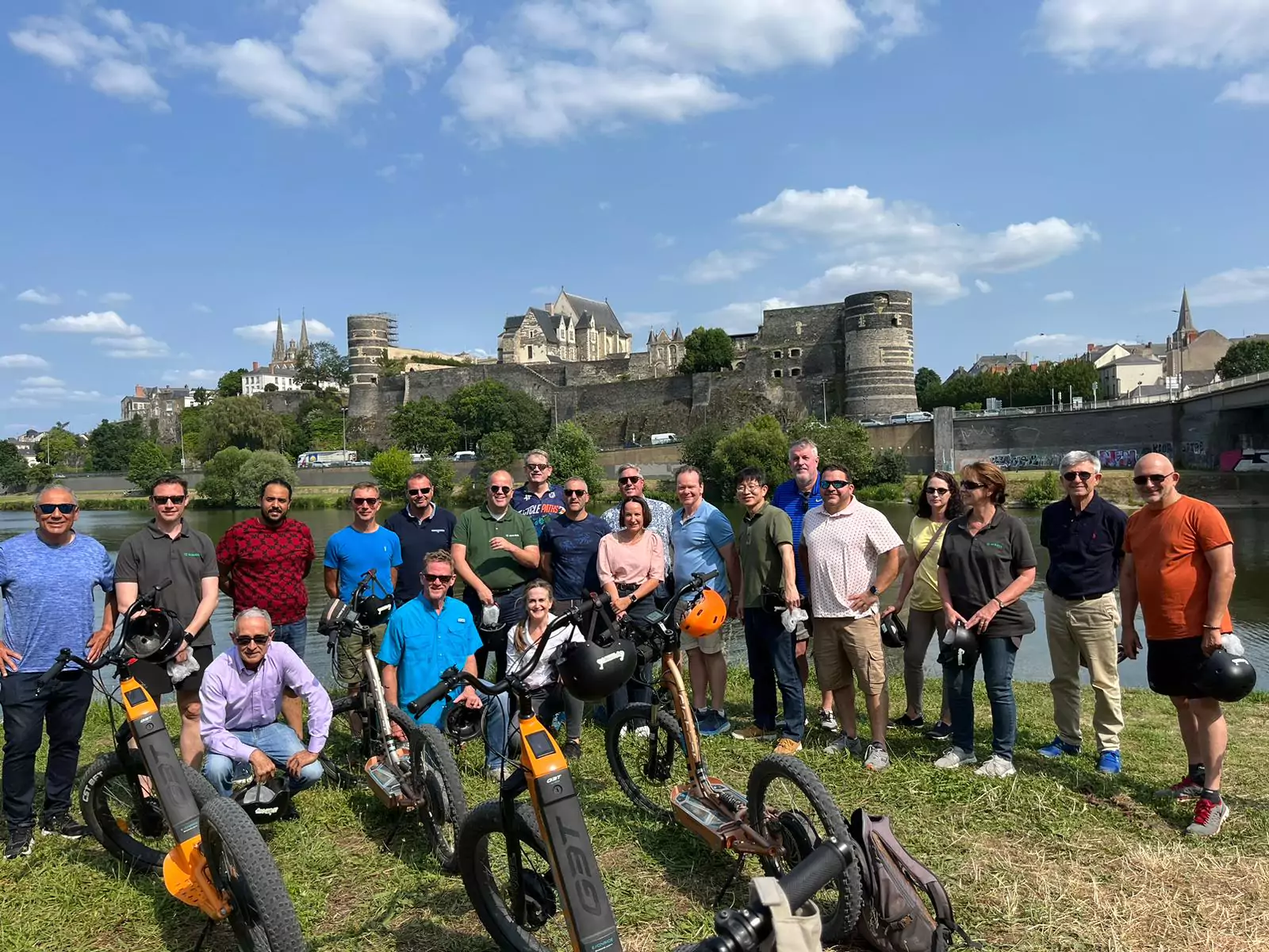 team building, chateau d'angers
