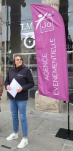 Coordinatrice Jo Care Events à Angers lors d’un séminaire d’entreprise